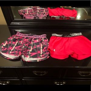 Under Armour girls shorts 2pc